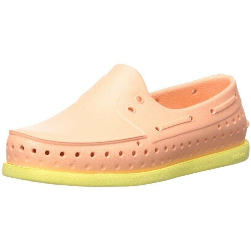 Native Kids Shoes in Peach and Yellow